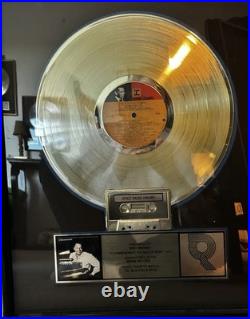Rare Frank Sinatra RIAA Gold Record Award Ol' Blue Eyes Is Back Authentic