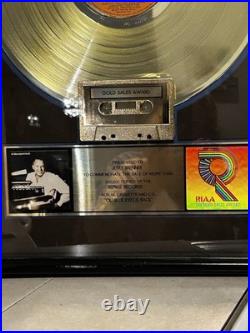 Rare Frank Sinatra RIAA Gold Record Award Ol' Blue Eyes Is Back Authentic