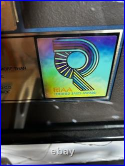 Rare Frank Sinatra RIAA Gold Record Award Ol' Blue Eyes Is Back Authentic