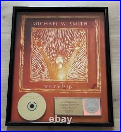 Rare Michael W Smith Riaa Certified Framed Gold Record Award Worship Rare