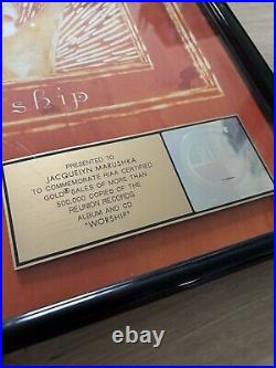 Rare Michael W Smith Riaa Certified Framed Gold Record Award Worship Rare