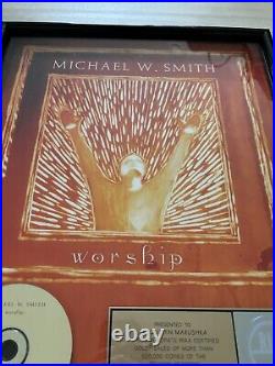 Rare Michael W Smith Riaa Certified Framed Gold Record Award Worship Rare