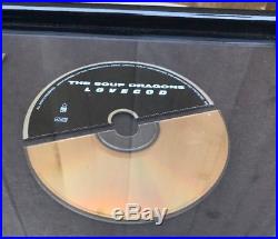 Rare SOUP DRAGONS Lovegod GOLD CD RECORD Framed Wall Plaque Sales AWARD