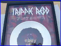 Rare Trippie Red Gold Bust Down RIAA Certified Record Award Plaque Luke Nolimit