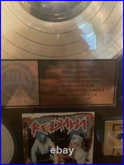 Redman Malpractice Gold Record RIAA Award presented to Def Jam Exec (Rare)