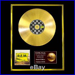 Rem Out Of Time CD Gold Disc Record Lp Award Vinyl Display Free P&p