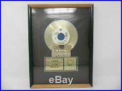 Riaa Gold Sales Award Voices That Care David Foster Framed Record Award