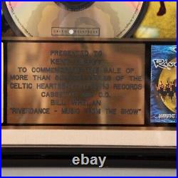 Riverdance Gold RIAA Record Award Music From the Show COA Provenance Letter