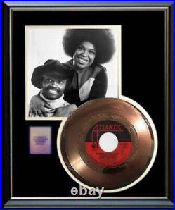 Roberta Flack Donny Hathaway Gold Record 45 RPM Non Riaa Award Rare
