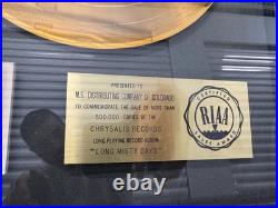 Robin Trower Long Misty Days LP Gold RIAA Record 500,000 Award Mercury Records Robin Trower Long Misty Days LP Gold RIAA Record 500,000 Award Mercury Records
