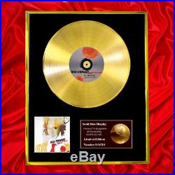 Rod Stewart Blood Red Roses CD Gold Disc Vinyl Record Award Display Lp