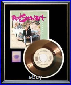 Rod Stewart Forever Young 45 RPM Gold Record Non Riaa Award Rare Rod Stewart Forever Young 45 RPM Gold Record Non Riaa Award Rare
