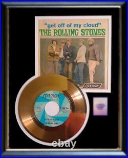 Rolling Stones Get Off My Cloud 45 RPM Gold Record Rare Non Riaa Award 1960's