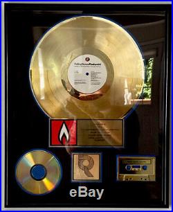 Rolling Stones Original Authentic RIAA GOLD award Flashpoint Live Rare LP Record