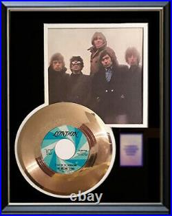 Rolling Stones Satisfaction 45 RPM Gold Metalized Record Rare Non Riaa Award