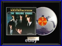 Rolling Stones Satisfaction White Gold Platinum Record Lp Non Riaa Award Rare Rolling Stones Satisfaction White Gold Platinum Record Lp Non Riaa Award Rare