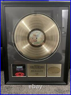 Rush 2112 Gold Record Award presented to (Mercury Records) Extremely Rare