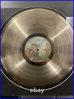 Rush 2112 Gold Record Award presented to (Mercury Records) Extremely Rare