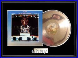 Rush All The World's A Stage White Gold Platinum Tone Record Lp Non Riaa Award