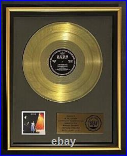 Rush Exit. Stage Left LP Gold RIAA Record Award To Mercury Records To Alex Rush Exit. Stage Left LP Gold RIAA Record Award To Mercury Records To Alex