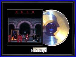 Rush Moving Pictures White Gold Platinum Record Lp Album Non Riaa Award Framed
