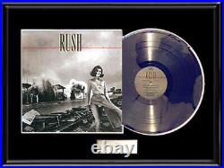 Rush Permanent Waves Gold Platinum Toned Record Lp Frame Rare Non Riaa Award
