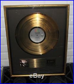 SHEENA EASTON Best Kept Secret Prince EMI Gold Record Sales Award Kurt Kelly