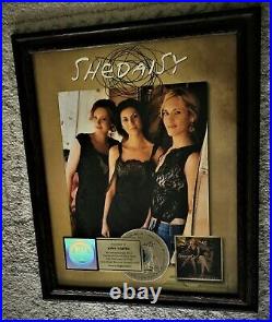 SHeDAISY RIAA Gold Record Sales Award / SWEET RIGHT HERE 1994 500,000 Sold