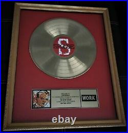 SPONGE 1994 The WORK Group Label Gold Record Award / Rotting Piñata, Non RIAA