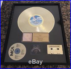 STEELHEART RIAA GOLD RECORD SALES AWARD PRESENTED TO WIYY Hair Metal MCA CD