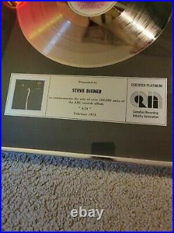 STEELY DAN 1978 AJA Gold Record Award Non RIAA CANADA ABC Records RARE BEAUTY