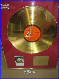 STEREO MC's Gold Record Award Disc CONNECTED Rare Uk Official Presentation 1992