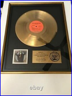 STEVE MILLER The Joker Authentic Gold RIAA Record Award