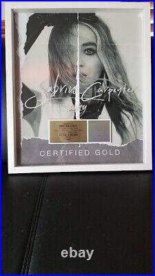 Sabrina Carpenter Why Riaa Gold Single Record Award Presented To Disney Music