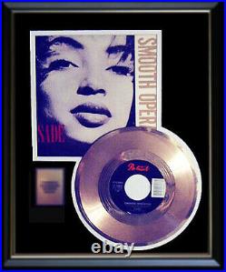 Sade Smooth Operator 45 RPM Gold Metalized Record Rare Non Riaa Award