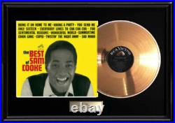 Sam Cooke Best Of Rca Lp Gold Metalized Record Rare Non Riaa Award