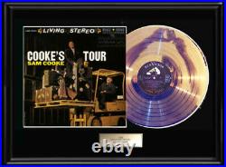 Sam Cooke Cooke's Tour First Rca Lp Gold Metalized Record Rare Non Riaa Award