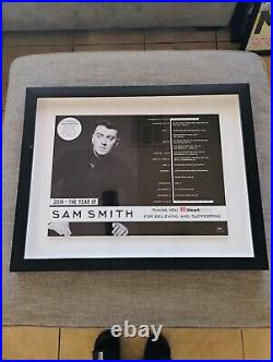 Sam Smith Capitol Records iHeart Radio Executive Award Not RIAA Gold Platinum Sam Smith Capitol Records iHeart Radio Executive Award Not RIAA Gold Platinum