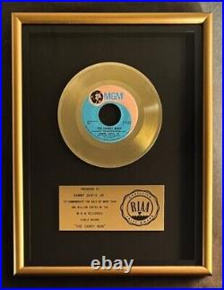 Sammy Davis Jr. The Candy Man 45 Gold RIAA Record Award MGM Records