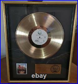 Sammy Hagar VOA Gold Record Award Plaque RIAACertified Chris Pollan