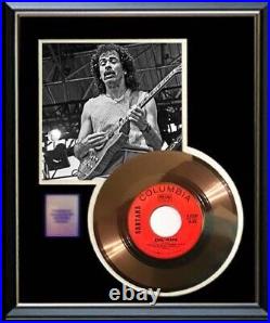 Santana Evil Ways 45 RPM Gold Record Non Riaa Award Rare