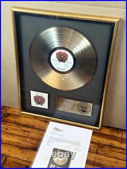 Santana Festival RIAA Gold Vinyl Record Album Award COA David Rubinson Producer