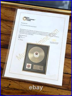 Santana Festival RIAA Gold Vinyl Record Album Award COA David Rubinson Producer