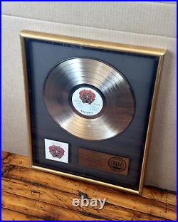 Santana Festival RIAA Gold Vinyl Record Album Award COA David Rubinson Producer