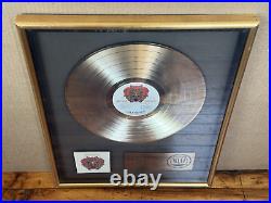 Santana Festival RIAA Gold Vinyl Record Album Award COA David Rubinson Producer