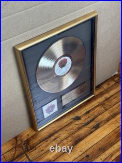 Santana Festival RIAA Gold Vinyl Record Album Award COA David Rubinson Producer