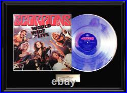 Scorpions Live White Gold Silver Platinum Tone Record Album Non Riaa Award