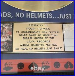 Simple Plan No Pads, No Helmets. Just Balls RIAA Gold Album Record Award