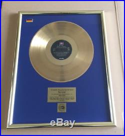 Sinead O´Connor Gold Award (goldene Schallplatte) I Do Not Want What I Haven´t