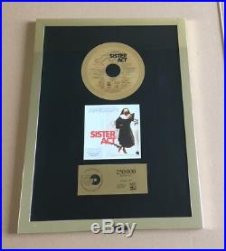 Sister Act Gold Award (goldene Schallplatte) Whoopi Goldberg 1993